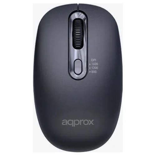 APPROX Rat&oacute;n inal&aacute;mbrico APPXM200 2.4GHZ Negro
