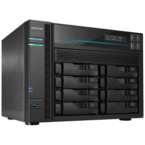 NAS ASUSTOR TOWER 8 BAY QUAD-CORE 8GB DDR4 10 GBE X 2 2.5 GBE X 2 USB 3.2-SX25 NAS ASUSTOR TOWER 8 BAY QUAD-CORE 8GB DDR4 10 GBE X 2 2.5 GBE X 2 USB 3.2