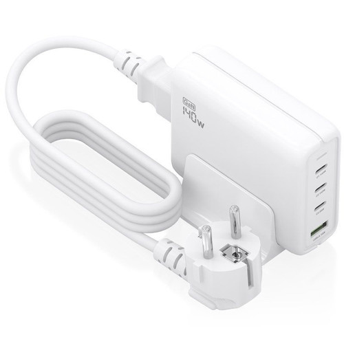 CARGADOR GAN AISENS SOBREMESA 140W 3XUSB-C PD3.1 QC4.0 QC5.0 USB-A QC3.0-SX99 CARGADOR GAN AISENS SOBREMESA 140W 3XUSB-C PD3.1 QC4.0 QC5.0 USB-A QC3.0