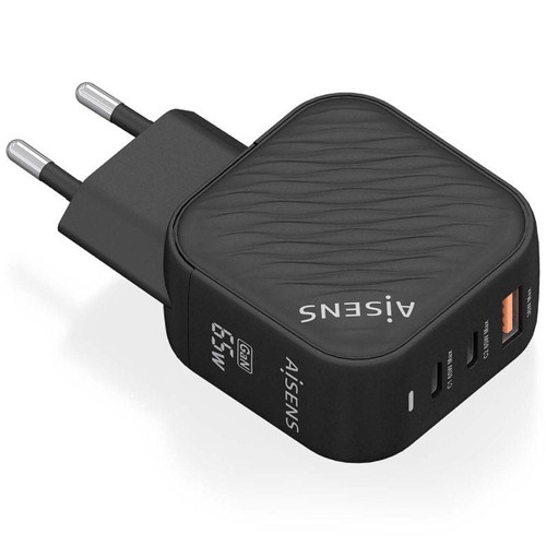 CARGADOR AISENS ASCH-65W3P027-BK-DU35 CARGADOR AISENS ASCH-65W3P027-BK