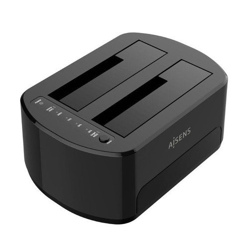 AISENS - ESTACION DE DOCKING DE DOBLE BAHIA ASDS-D03B SATA 2.5/3.5 A USB 3.0/3.1 GEN1, CLONE, BLANCA-IR25 AISENS - ESTACION DE DOCKING DE DOBLE BAHIA ASDS-D03B SATA 2.5/3.5 A USB 3.0/3.1 GEN1, CLONE, BLANCA