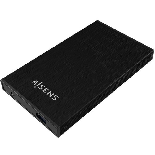 AISENS - CAJA EXTERNA 2,5" ASE-2523B 9.5MM SATA A USB 3.0/USB3.1 GEN1, NEGRA
