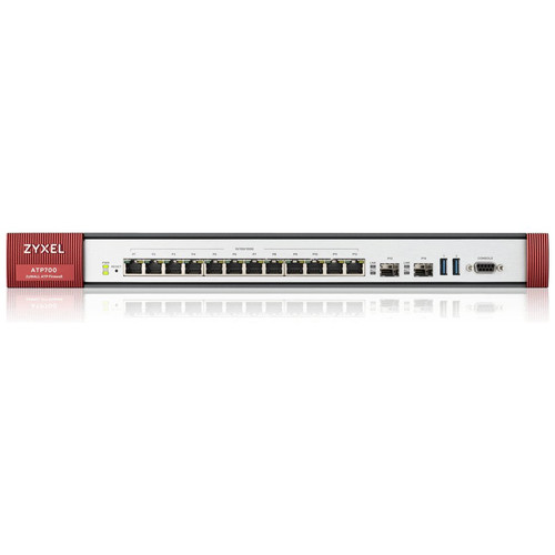 Zyxel ATP700 cortafuegos (hardware) 1U 6000 Mbit/s (Espera 4 dias)-SX20 Zyxel ATP700 cortafuegos (hardware) 1U 6000 Mbit/s (Espera 4 dias)