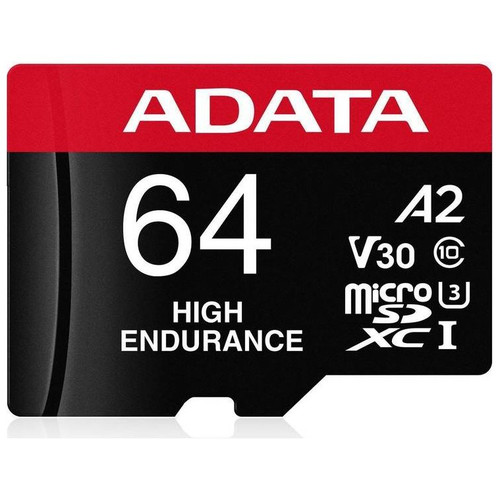 ADATA High Endurance microSDXC UHS-I 64GB V30 A2-IA20 ADATA High Endurance microSDXC UHS-I 64GB V30 A2