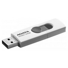ADATA UV220 unidad flash USB 64 GB USB tipo A 2.0 Gris, Blanco (Espera 4 dias)