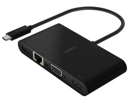 Docking Usb-c Belkin Avc004btbk A 1x Hdmi 4k 1xvga