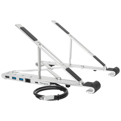 SOPORTE PARA PORTATIL TARGUS PORTABLE STAND AND DOCK 15,6" PLATA-SX25 SOPORTE PARA PORTATIL TARGUS PORTABLE STAND AND DOCK 15,6" PLATA
