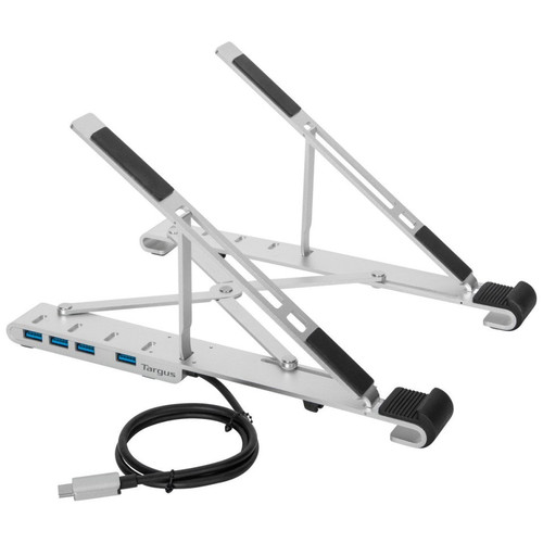 BASE PORTATIL TARGUS CON HUB INTEGRADO USB-A X4 PLATA-SX25 BASE PORTATIL TARGUS CON HUB INTEGRADO USB-A X4 PLATA