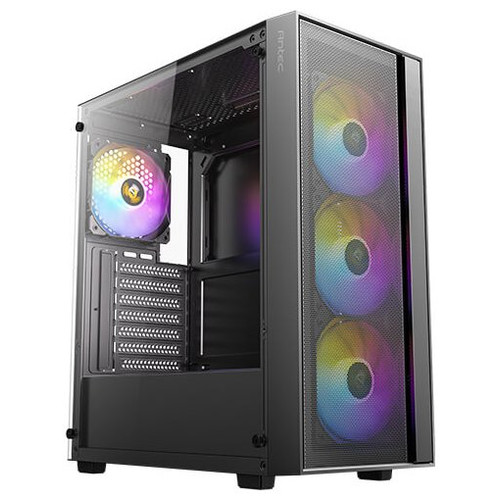 CAJA ANTEC AX65 ARGB ATX NEGRO 4XVENT 120MM 2XUSB SN FUENTE
