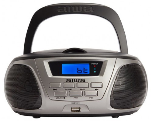 Radio Cd Bluetooth Portable Aiwa Boombox Bbtu-300