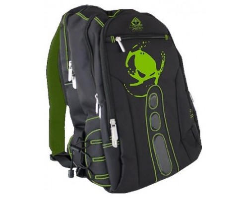 MOCHILA KEEP OUT BK7G 15.6" NEGRA VERDE