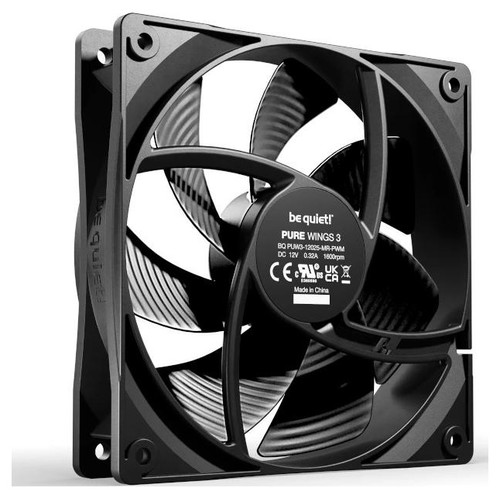 be quiet! Ventilador Pure Wings 3 120mm Negro-SX20 be quiet! Ventilador Pure Wings 3 120mm Negro