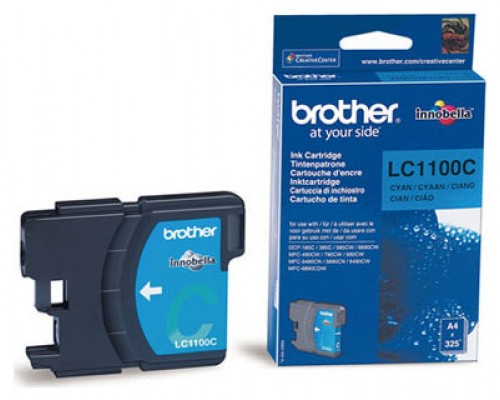 TINTA BROTHER LC-1100C CIAN 400PAG