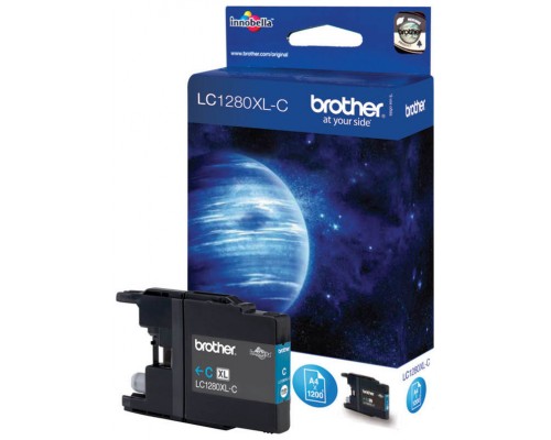 TINTA BROTHER LC-1280XLC CIAN ALTA CAPACIDAD 1.200PAG