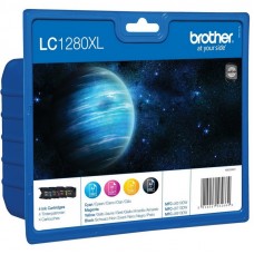 TINTA BROTHER LC1280XL PACK 4 CARTUCHOS BCMY