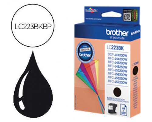 TINTA BROTHER LC-223BK NEGRO 550PAG