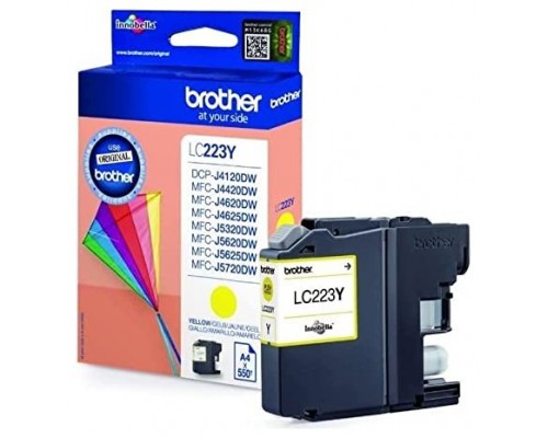 TINTA BROTHER LC-223Y AMARILLO 550PAG