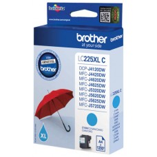 TINTA BROTHER LC-225XLC CIAN ALTA CAPACIDAD 1.200PAG