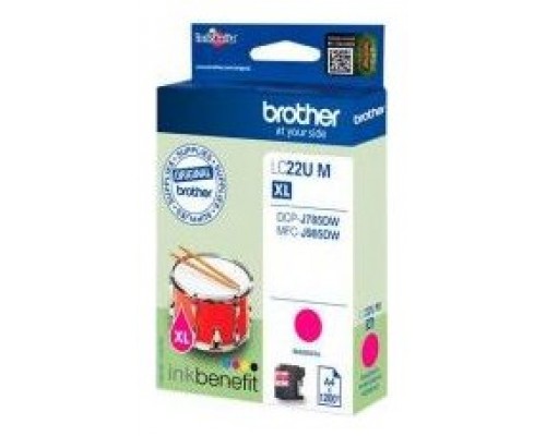 TINTA BROTHER LC22UM MAGENTA 1200PAG