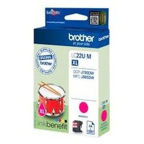 TINTA BROTHER LC22UM MAGENTA 1200PAG-SE20 TINTA BROTHER LC22UM MAGENTA 1200PAG