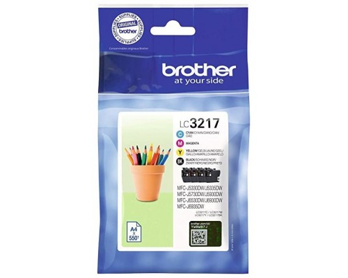 TINTA BROTHER LC3217VAL PACK 4 CART