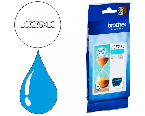 TINTA BROTHER LC-3235XLC CYAN 5000PAG