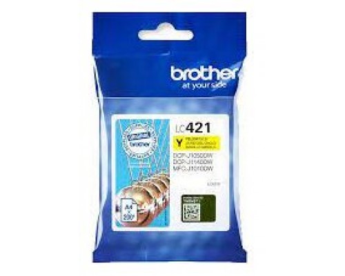 TINTA BROTHER LC-421 AMARILLO