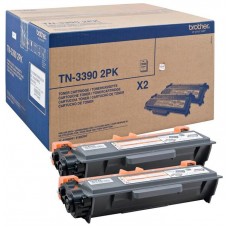 TONER BROTHER TN3390 PACK 2UD 24000PAG