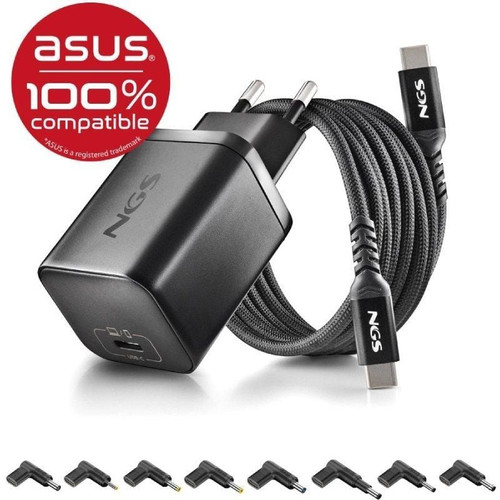 NGS PACK CARGA USBC 65W+CABL 1,5M+5 CLAVIJ ASUS-SX99 NGS PACK CARGA USBC 65W+CABL 1,5M+5 CLAVIJ ASUS