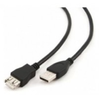 CABLE USB 3GO USB2.0 A/M - USB2.0 A/H 2,0M NEGRO