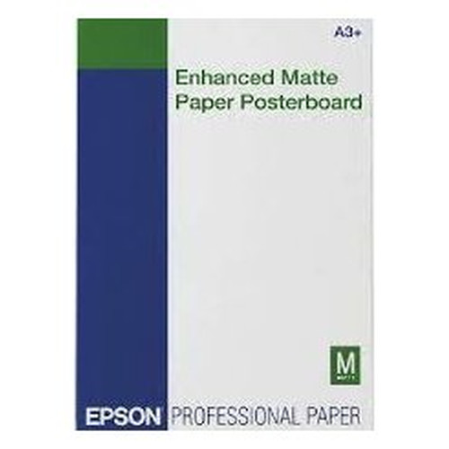 Epson GF Papel Enhanced Matte Poster Board, A3+, 20h, 850g/m2-IR30 Epson GF Papel Enhanced Matte Poster Board, A3+, 20h, 850g/m2