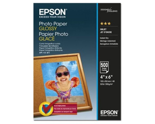 Epson Papel Photo Glossy 10x15cm 500 hojas 200 grs