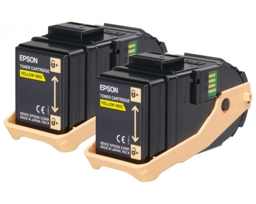 Epson Aculaser C9300 Toner Amarillo (Pack 2)