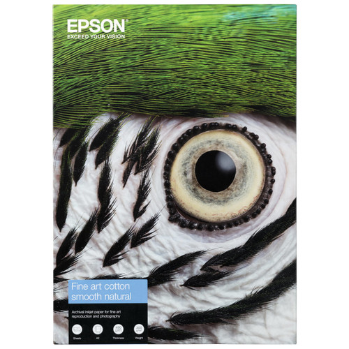 Epson GF Papel Fine Art Cotton Smooth Natural II, A4 25 Sheets