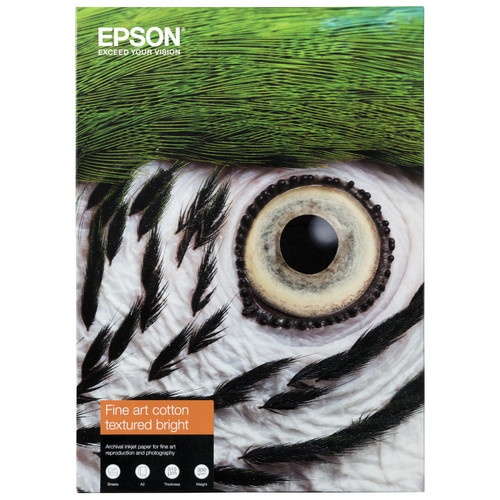 Epson GF Papel Fine Art Cotton Textured Bright II, A4 25 Sheets