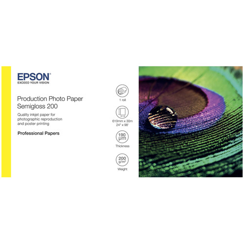 EPSON Production Photo Paper Semigloss 200 24 x 30m