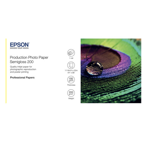 EPSON Production Photo Paper Semigloss 200 44 x 30m