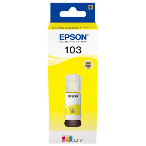 103 EcoTank Yellow ink bottle (WE)-HO20 103 EcoTank Yellow ink bottle (WE)