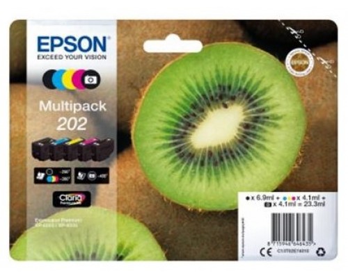 CARTUCHO EPSON 202 MULTIPACK BK-C-M-Y-BKPHOTO