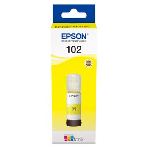 EPSON 102 EcoTank Yellow Ink Bottle ET-2700/ ET-2750/ET-3700 /ET-3750 /ET4750