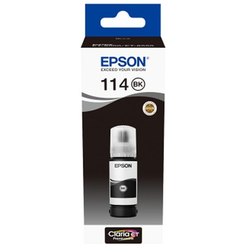 Epson Botella Tinta Ecotank 114 Negro-IA20 Epson Botella Tinta Ecotank 114 Negro