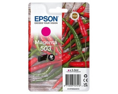 TINTA EPSON 503 ORI MAGENTA C13T09Q34010