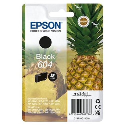 Epson Cartucho 604 Negro-IA20 Epson Cartucho 604 Negro
