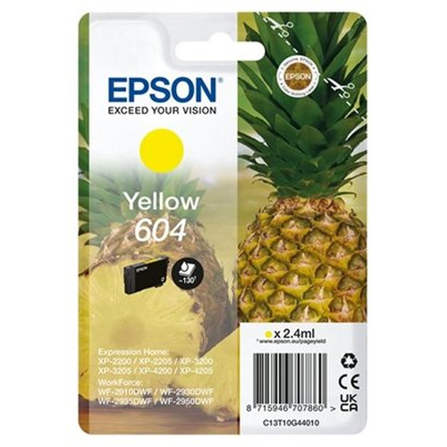Epson 604, Rendimiento estandar, 2,4 ml, 130 paginas,-HO20 Epson 604, Rendimiento estandar, 2,4 ml, 130 paginas,