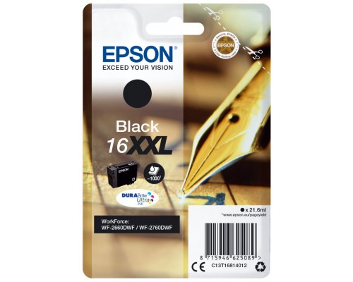 TINTA EPSON C13T168140 16XXL NEGRO