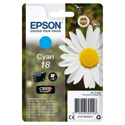 Epson Cartucho T1802 Cyan-IA20 Epson Cartucho T1802 Cyan