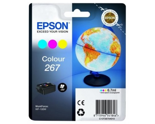 EPSON Singlepack Colour 267 ink cartridge with RF