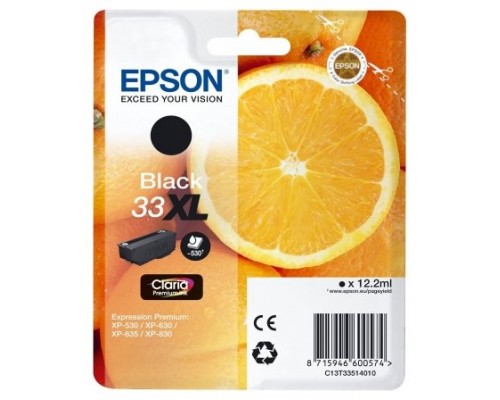 EPSON Expression Home XP-530/XP630/XP635/XP830 Cartucho Negro 33XL