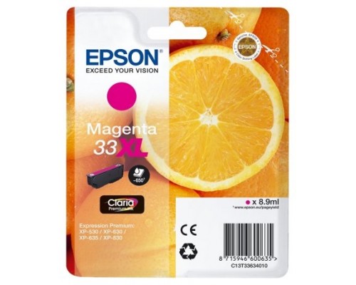 TINTA EPSON 33XL ORI MAGENTA C13T33634012