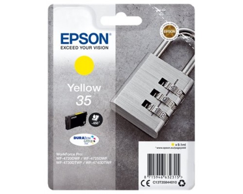 EPSON Singlepack Yellow 35 DURABrite Ultra Ink